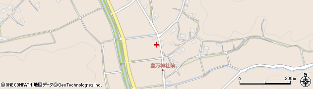 京都府綾部市中筋町堂ノ前周辺の地図