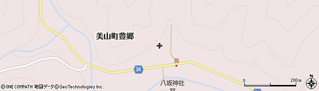 京都府南丹市美山町豊郷（朝日）周辺の地図
