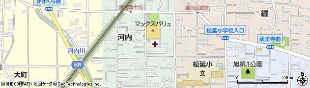 ダイソー平塚河内店周辺の地図