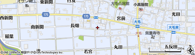 愛知県一宮市大毛西郷7周辺の地図