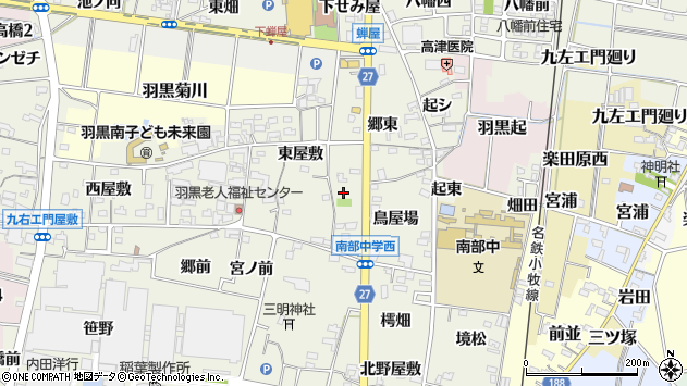 〒484-0888 愛知県犬山市羽黒新田の地図