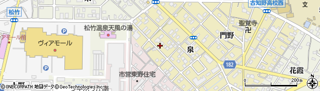 愛知県江南市飛高町泉64周辺の地図