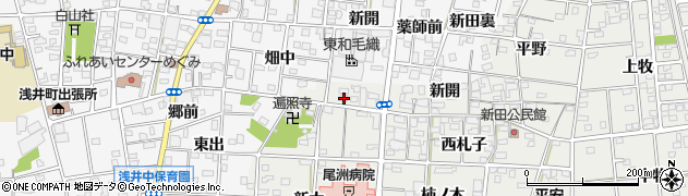愛知県一宮市浅井町小日比野天神西11周辺の地図