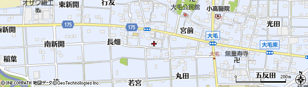 愛知県一宮市大毛西郷66周辺の地図