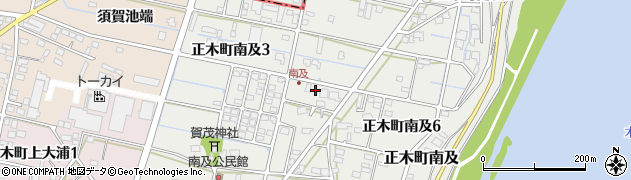岐阜県羽島市正木町南及2丁目周辺の地図