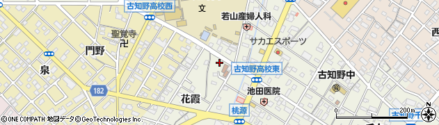 愛知県江南市古知野町花霞55周辺の地図