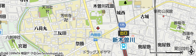愛知県一宮市木曽川町黒田宝光寺28周辺の地図