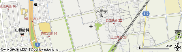 滋賀県米原市高溝周辺の地図