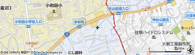 神奈川県茅ヶ崎市赤松町6周辺の地図