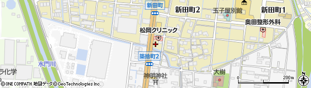 松岡内科クリニック周辺の地図