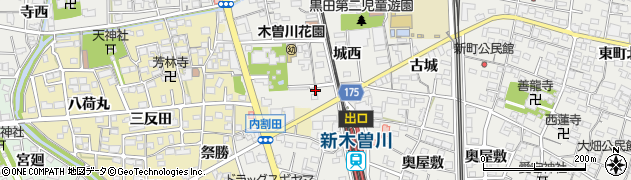 愛知県一宮市木曽川町黒田宝光寺32周辺の地図