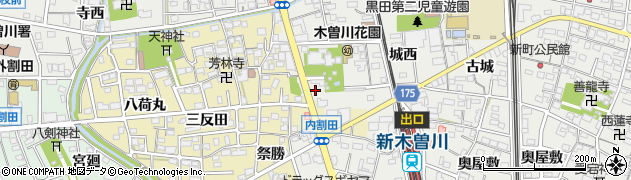 愛知県一宮市木曽川町黒田宝光寺23周辺の地図