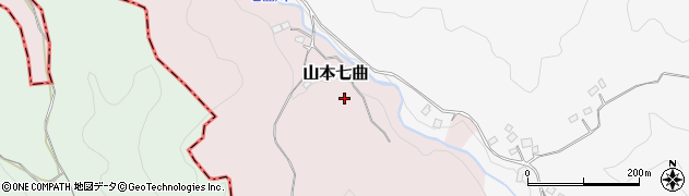 千葉県木更津市山本七曲周辺の地図