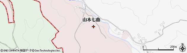 千葉県木更津市山本七曲周辺の地図