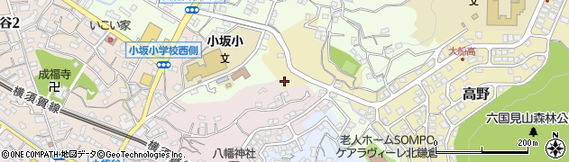 神奈川県鎌倉市高野2周辺の地図