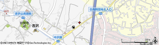 神奈川県平塚市上吉沢121周辺の地図