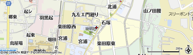 愛知県犬山市宮浦2周辺の地図