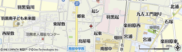 愛知県犬山市羽黒新田郷東3周辺の地図