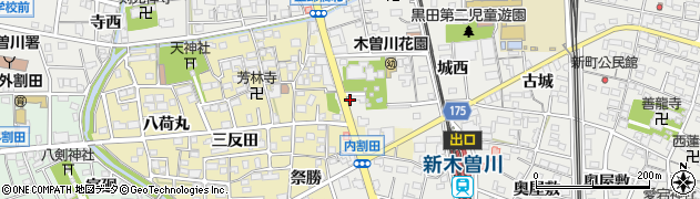 愛知県一宮市木曽川町黒田宝光寺21周辺の地図