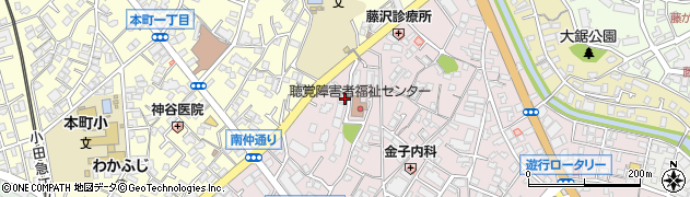 藤沢市薬剤師会周辺の地図