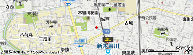 愛知県一宮市木曽川町黒田宝光寺35周辺の地図