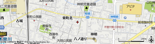 愛知県一宮市木曽川町黒田東町北102周辺の地図