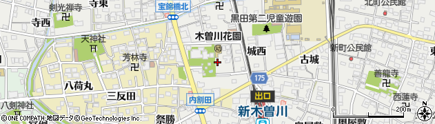 愛知県一宮市木曽川町黒田宝光寺34周辺の地図