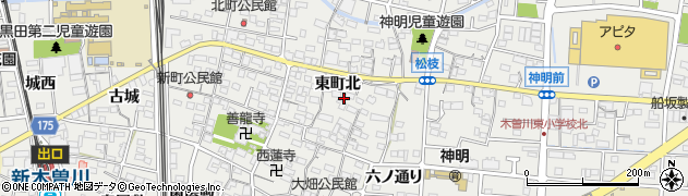 愛知県一宮市木曽川町黒田東町北89周辺の地図
