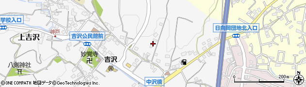 神奈川県平塚市上吉沢157周辺の地図