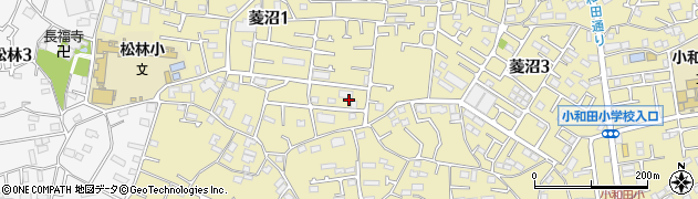 神奈川県茅ヶ崎市菱沼周辺の地図