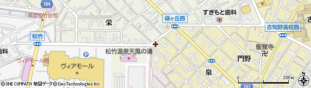 愛知県江南市飛高町泉26周辺の地図