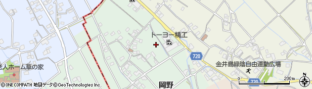 神奈川県開成町（足柄上郡）岡野周辺の地図