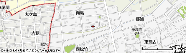 愛知県江南市松竹町向島179周辺の地図