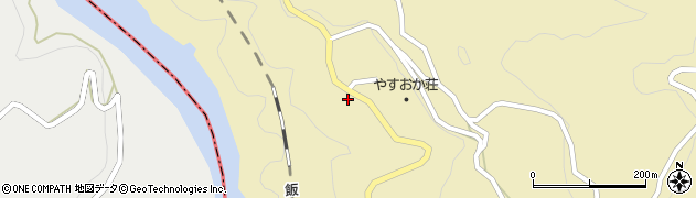 長野県下伊那郡泰阜村7559周辺の地図