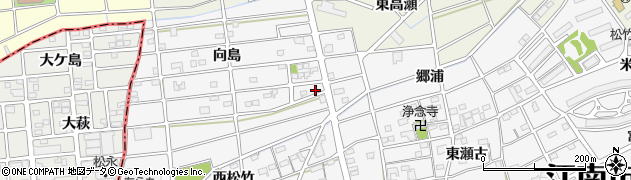 愛知県江南市松竹町向島187周辺の地図