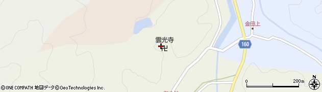 雲光寺周辺の地図