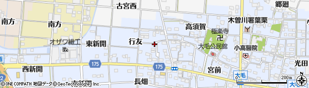 愛知県一宮市大毛西郷48周辺の地図