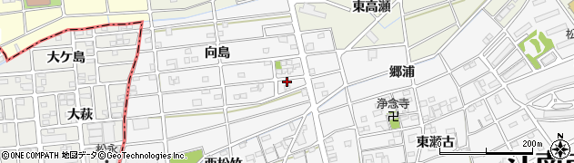 愛知県江南市松竹町向島185周辺の地図