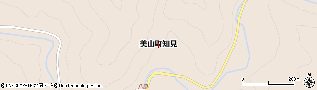 京都府南丹市美山町知見周辺の地図