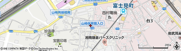 エーストランク大船鎌倉周辺の地図