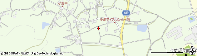 京都府綾部市小畑町（中安）周辺の地図