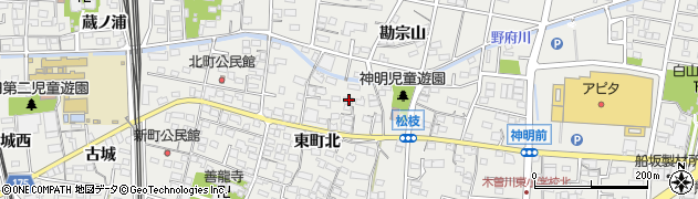 愛知県一宮市木曽川町黒田東町北62周辺の地図