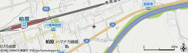 滋賀県米原市柏原205周辺の地図