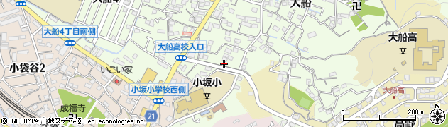 神奈川県鎌倉市大船1230周辺の地図