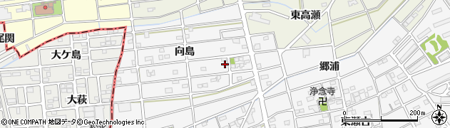 愛知県江南市松竹町向島153周辺の地図