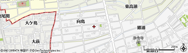 愛知県江南市松竹町向島156周辺の地図
