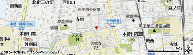 愛知県一宮市木曽川町黒田錦里18周辺の地図
