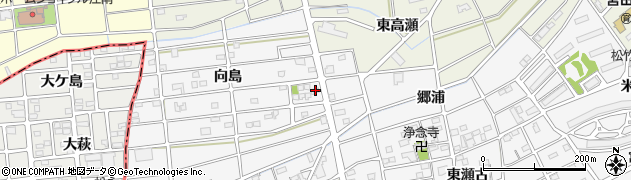 愛知県江南市松竹町向島146周辺の地図