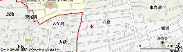 愛知県江南市松竹町向島68周辺の地図