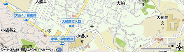 神奈川県鎌倉市大船1228周辺の地図